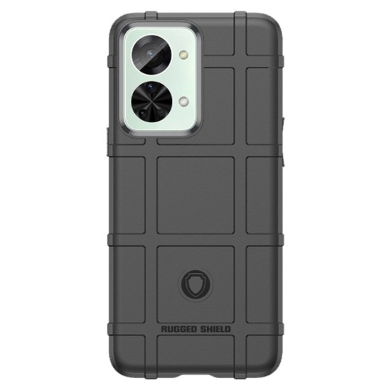 Husa SILKASE pentru OnePlus Nord 2T, Rugged shield, cauciuc negru (Telefoane OnePlus, H1517) by www.silkase.ro