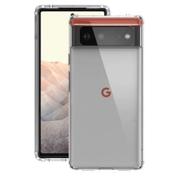 Husa SILKASE antishock pentru Google Pixel 6a, silicon transparent Husa SILKASE antishock pentru Google Pixel 6a, silicon transparent