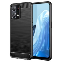 Husa SILKASE pentru Oppo Reno 7 4G, silicon carbon, culoare negru Husa SILKASE pentru Oppo Reno 7 4G, silicon carbon, culoare negru