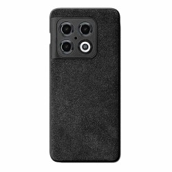Husa alcantara SILKASE pentru OnePlus 10 Pro, material soft, culoare negru Husa alcantara SILKASE pentru OnePlus 10 Pro, material soft, culoare negru