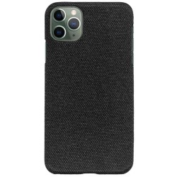 Husa full fabric SILKASE pentru Apple iPhone 11 Pro Max, culoare negru Husa full fabric SILKASE pentru Apple iPhone 11 Pro Max, culoare negru