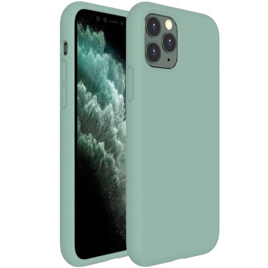 Husa pentru iPhone 11 Pro, SILKASE Camera protection, culoare Verde, soft silicone olive mint (SILKASE, iPhone 11 Pro) by www.silkase.ro Husa pentru iPhone 11 Pro, SILKASE Camera protection, culoare Verde, soft silicone olive mint (iPhone 11 Pro, H0125) by www.silkase.ro