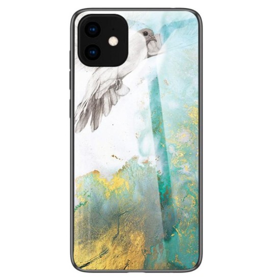 Husa iPhone 11 Pro, SILKASE Glass, tempered glass, sticla, Alb (SILKASE, iPhone 11 Pro) by www.silkase.ro Husa iPhone 11 Pro, SILKASE Glass, tempered glass, sticla, Alb (iPhone 11 Pro, H0129) by www.silkase.ro