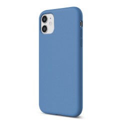 Husa pentru iPhone 11, SILKASE Camera protection, culoare Albastru, soft silicone Husa pentru iPhone 11, SILKASE Camera protection, culoare Albastru, soft silicone