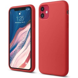 Husa pentru iPhone 11, SILKASE Camera protection, culoare Rosu, soft silicone Husa pentru iPhone 11, SILKASE Camera protection, culoare Rosu, soft silicone