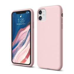 Husa pentru iPhone 11, SILKASE Camera protection, culoare Roz, soft silicone Husa pentru iPhone 11, SILKASE Camera protection, culoare Roz, soft silicone