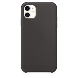 Husa iPhone 11, SILKASE, culoare negru, liquid silicone Husa iPhone 11, SILKASE, culoare negru, liquid silicone