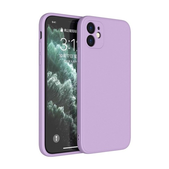 Husa compatibila cu iPhone 12 Mini , SILKASE, culoare violet, soft silicone (iPhone 12 Mini, H0150) by www.silkase.ro