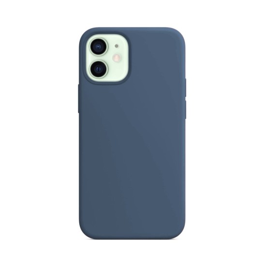 Husa pentru iPhone 12 Mini, SILKASE, culoare albastru, silicon (SILKASE, iPhone 12 Mini) by www.silkase.ro Husa pentru iPhone 12 Mini, SILKASE, culoare albastru, silicon (iPhone 12 Mini, H0152) by www.silkase.ro