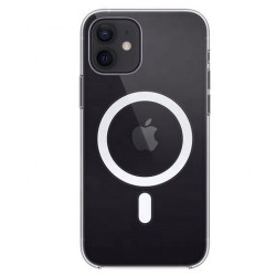 Husa compatibila cu iPhone 12 Mini, SILKASE, magcase, culoare transparent, silicon Husa compatibila cu iPhone 12 Mini, SILKASE, magcase, culoare transparent, silicon