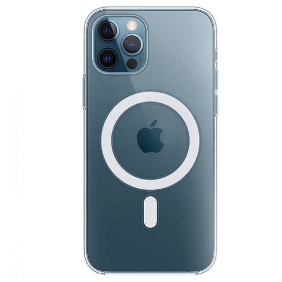 Husa compatibila cu iPhone 12 Pro Max, SILKASE, magcase, culoare transparent, silicon (iPhone 12 Pro Max, H0159) by www.silkase.ro