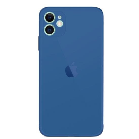 Husa 0.3mm Apple iPhone 11, Ultra Slim, subtire, culoare albastru, plastic mat (iPhone 11, H0012) by www.silkase.ro
