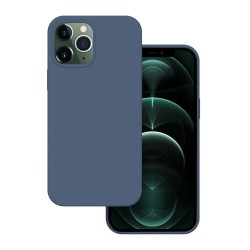 Husa pentru iPhone 12/12 Pro, SILKASE, culoare albastru, silicon Husa pentru iPhone 12/12 Pro, SILKASE, culoare albastru, silicon
