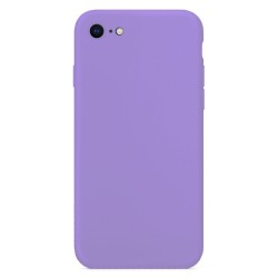 Husa pentru iPhone SE 2, SILKASE Camera protection, culoare Albastru inchis, soft silicone