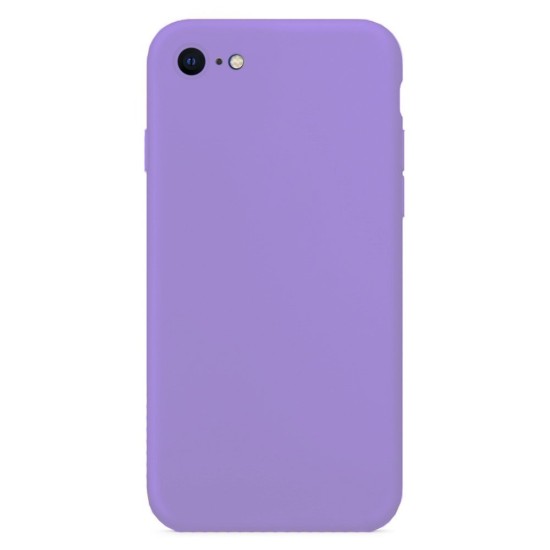Husa pentru iPhone SE 2, SILKASE Camera protection, culoare Albastru inchis, soft silicone (iPhone 7, H0187) by www.silkase.ro