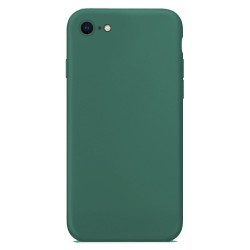 Husa pentru iPhone SE 2, SILKASE Camera protection, culoare Verde, soft silicone Husa pentru iPhone SE 2, SILKASE Camera protection, culoare Verde, soft silicone