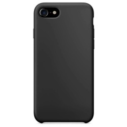 Husa pentru iPhone SE 2, SILKASE, culoare negru, soft silicone Husa pentru iPhone SE 2, SILKASE, culoare negru, soft silicone