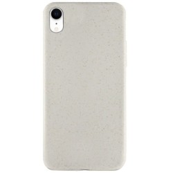 Husa iPhone XR, bio-degradabila, SLR, culoare alb
