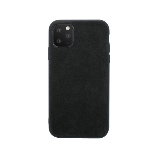 Husa SLR iPhone 11 Pro Max, slim, alcantara negru (iPhone 11 Pro Max, H0443) by www.silkase.ro
