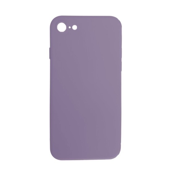 Husa compatibila cu iPhone SE 2020, SILKASE, square, culoare lavender, soft silicone (iPhone 7, H0525) by www.silkase.ro