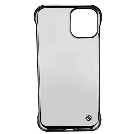 Husa compatibila cu iPhone 12 Pro Max, SILKASE, frameless, culoare transparent/negru, ultra slim (SILKASE, iPhone 12 Pro Max) by www.silkase.ro Husa compatibila cu iPhone 12 Pro Max, SILKASE, frameless, culoare transparent/negru, ultra slim (iPhone 12 Pro Max, H0531) by www.silkase.ro