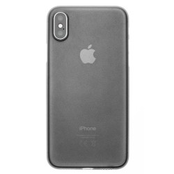 Husa 0.3mm iPhone XS, SILKASE, subtire, culoare gri, plastic mat Husa 0.3mm iPhone XS, SILKASE, subtire, culoare gri, plastic mat