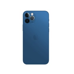 Husa 0.3mm Apple iPhone 12 Pro Max, SILKASE, subtire, culoare albastru, plastic mat