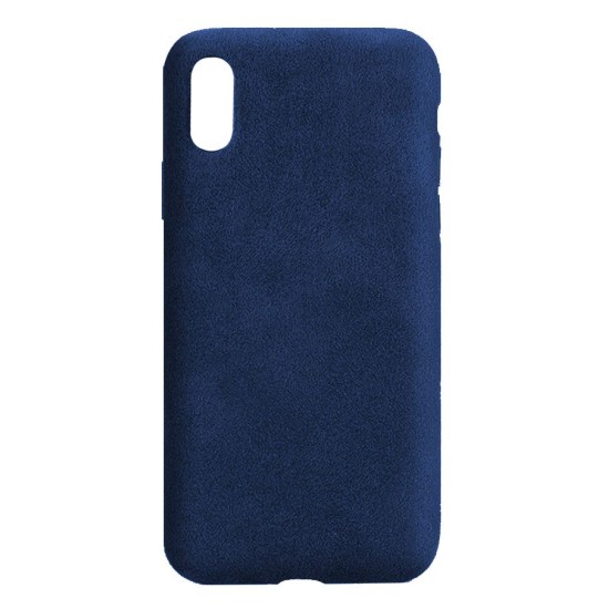 Husa alcantara SILKASE pentru iPhone XS, culoare albastru (SILKASE, iPhone X) by www.silkase.ro Husa alcantara SILKASE pentru iPhone XS, culoare albastru (iPhone X, H0588) by www.silkase.ro