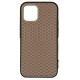 Husa waffle SILKASE pentru iPhone 12 Pro Max, cauciuc, culoare negru/maro (SILKASE, iPhone 12 Pro Max) by www.silkase.ro Husa waffle SILKASE pentru iPhone 12 Pro Max, cauciuc, culoare negru/maro (iPhone 12 Pro Max, H0603) by www.silkase.ro