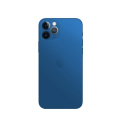 Husa 0.3mm Apple iPhone 12 Pro, SILKASE, subtire, culoare albastru, plastic mat Husa 0.3mm Apple iPhone 12 Pro, SILKASE, subtire, culoare albastru, plastic mat