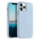 Husa pentru iPhone 12/12 Pro, SILKASE, culoare albastru light, silicon (iPhone 12, H0654) by www.silkase.ro