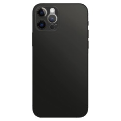 Husa 0.3mm Apple iPhone 12 Pro, SILKASE, subtire, culoare negru, plastic mat Husa 0.3mm Apple iPhone 12 Pro, SILKASE, subtire, culoare negru, plastic mat