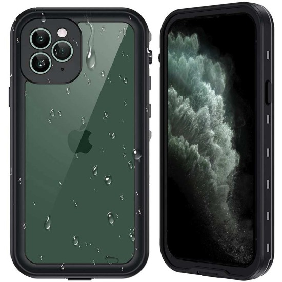 Husa SILKASE Diving pentru Apple iPhone 11 Pro, waterproof, shock proof protectie apa, negru (iPhone 11 Pro, H0756) by www.silkase.ro