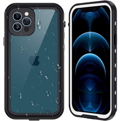 Husa SILKASE Diving pentru Apple iPhone 12 Pro Max, waterproof, shock proof protectie apa, negru/alb Husa SILKASE Diving pentru Apple iPhone 12 Pro Max, waterproof, shock proof protectie apa, negru/alb