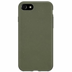 Husa Bio SILKASE pentru iPhone 7/8, biodegradabila, culoare verde inchis, plastic cauciucat