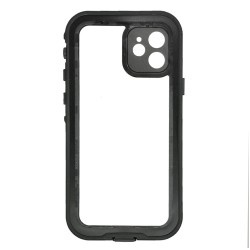 Husa SILKASE Diving pentru Apple iPhone 12, waterproof, shock proof protectie apa, negru / alb Husa SILKASE Diving pentru Apple iPhone 12, waterproof, shock proof protectie apa, negru / alb