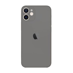 Husa 0.3mm Apple iPhone 12, SILKASE, subtire, culoare gri, plastic mat Husa 0.3mm Apple iPhone 12, SILKASE, subtire, culoare gri, plastic mat