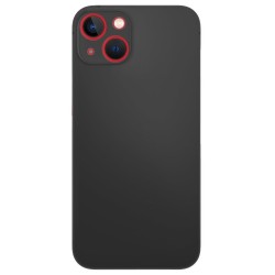 Husa 0.3mm pentru Apple iPhone 13 Mini, SILKASE, subtire, culoare negru, plastic mat