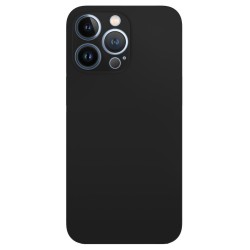 Husa 0.3mm pentru iPhone 13, SILKASE, subtire, culoare negru, plastic mat Husa 0.3mm pentru iPhone 13, SILKASE, subtire, culoare negru, plastic mat