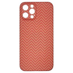 Husa fibra carbon SILKASE pentru iPhone 12 Pro Max, protectie camera, aramid kevlar, portocaliu Husa fibra carbon SILKASE pentru iPhone 12 Pro Max, protectie camera, aramid kevlar, portocaliu