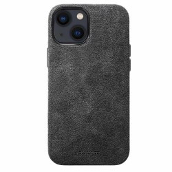 Husa alcantara SILKASE pentru Apple iPhone 13, culoare negru Husa alcantara SILKASE pentru Apple iPhone 13, culoare negru
