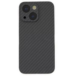 Husa fibra carbon SILKASE pentru Apple iPhone 13 Mini, aramid kevlar,protectie camera, negru Husa fibra carbon SILKASE pentru Apple iPhone 13 Mini, aramid kevlar,protectie camera, negru