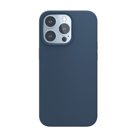 Husa SILKASE pentru Apple iPhone 13 Pro, magcase, soft silicon, culoare albastru inchis (iPhone 13 Pro, H1167) by www.silkase.ro