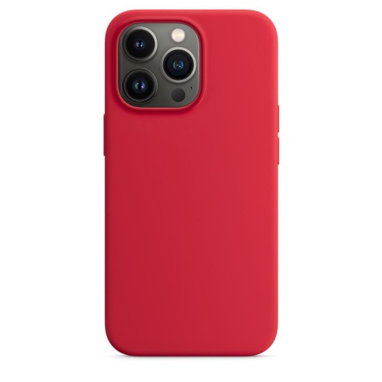 Husa SILKASE pentru Apple iPhone 13 Pro, magcase, soft silicon, culoare rosu (iPhone 13 Pro, H1169) by www.silkase.ro