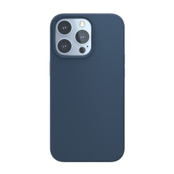 Husa SILKASE pentru Apple iPhone 13 Pro Max, magcase, soft silicon, culoare albastru inchis