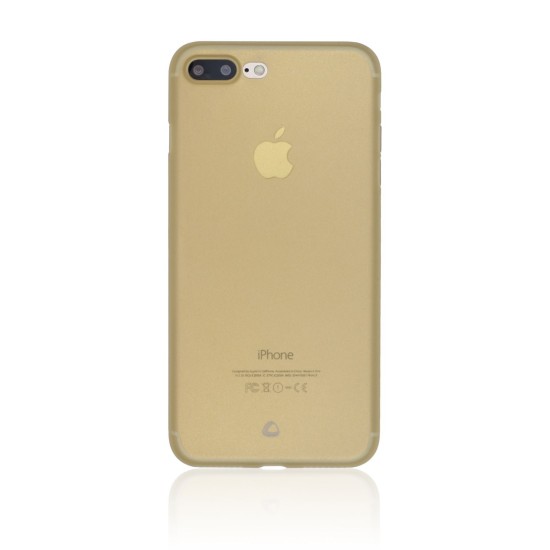 Husa 0.3mm iPhone 8+ Plus Matte SILKASE, culoare gold, plastic mat (SILKASE, iPhone 7 Plus) by www.silkase.ro Husa 0.3mm iPhone 8+ Plus Matte SILKASE, culoare gold, plastic mat (iPhone 7 Plus, H0046) by www.silkase.ro