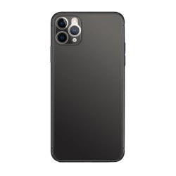 Husa 0.3mm Apple iPhone 11 Pro Max, SILKASE, subtire, culoare negru, plastic mat