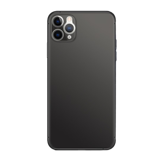 Husa 0.3mm Apple iPhone 11 Pro Max, SILKASE, subtire, culoare negru, plastic mat (iPhone 11 Pro Max, H0003) by www.silkase.ro