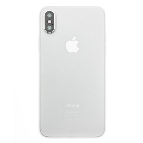 Husa 0.3mm iPhone XS Max, SILKASE, subtire, culoare alb, plastic mat (SILKASE, iPhone XS Max) by www.silkase.ro Husa 0.3mm iPhone XS Max, SILKASE, subtire, culoare alb, plastic mat (iPhone XS Max, H0055) by www.silkase.ro