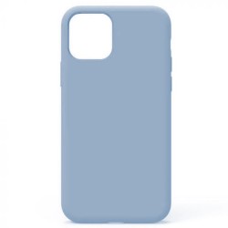 Husa Apple iPhone 11, SILKASE, culoare gri lavender, liquid silicone Husa Apple iPhone 11, SILKASE, culoare gri lavender, liquid silicone